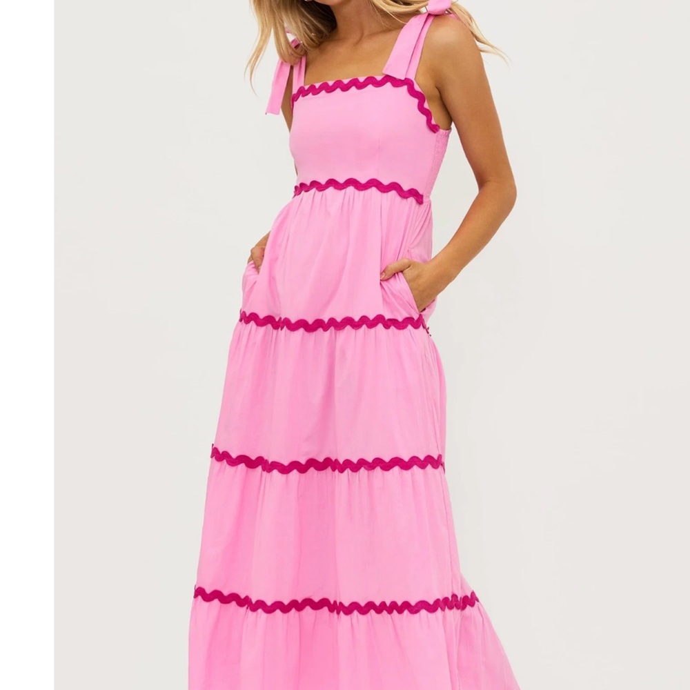 Charlotte Dress Sweet Berry Wave Pink